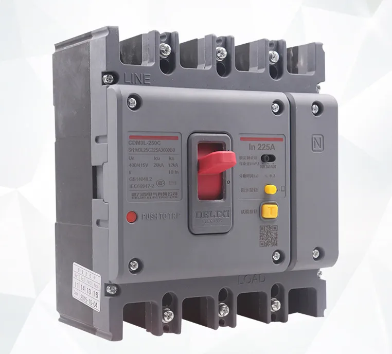 DELIXI CDM1/CDM3 4P 160A 200A 225A 250A воздушный выключатель автоматический | Обустройство дома