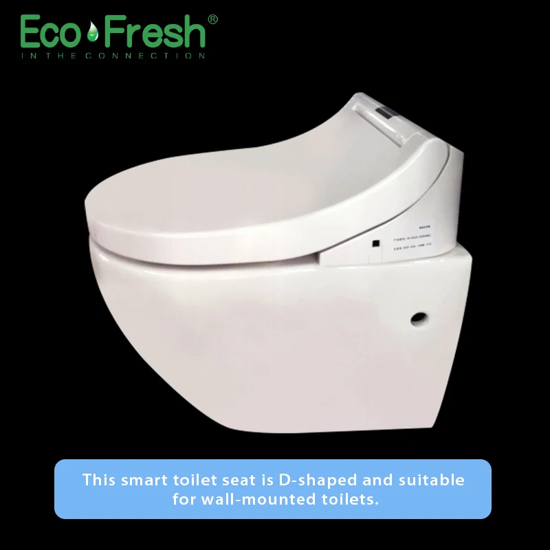 Умное сиденье для унитаза ecoofresh d образное электрическое биде покрытие двойная
