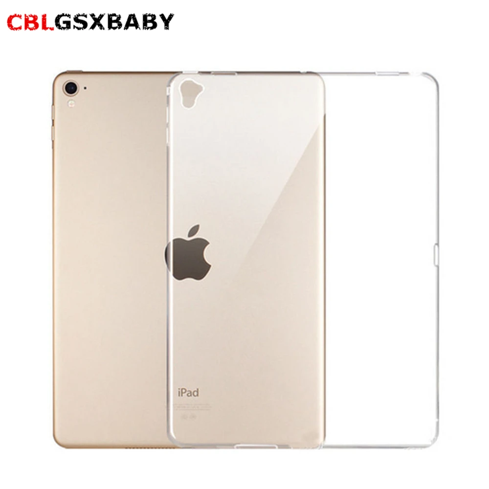 

high quality Silicon Case For iPad 2 3 4 Clear Transparent Case Soft TPU Back Cover Tablet Case For iPad 2 3 4