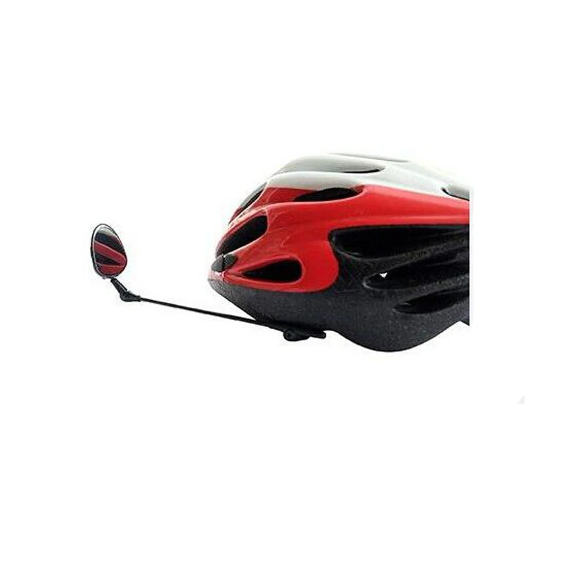 360 Degree Rotatable Secure Rear Views Glass Helmet Bikes