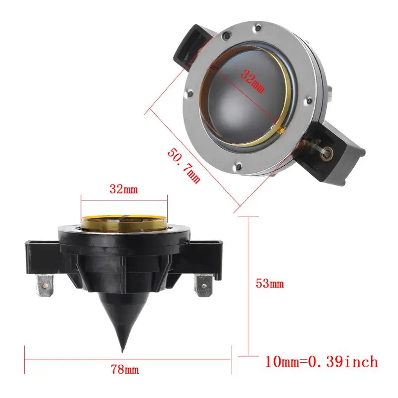 ВЧ-динамик Aft мембранная мембрана EV32 аудио электро голосовой динамик Замена рупорный драйвер DH3 DH2010A D-DH3 FM1202 FM1502 S15