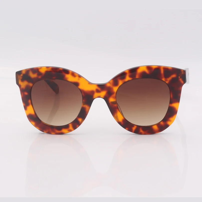 

high quality leopard cat eye frame women sunglasses, gafas de sol mujer