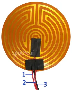 

SWMAKER Kossel delta 3D printer 160mm round heatedbed heating film, with 160mm-12V-120W