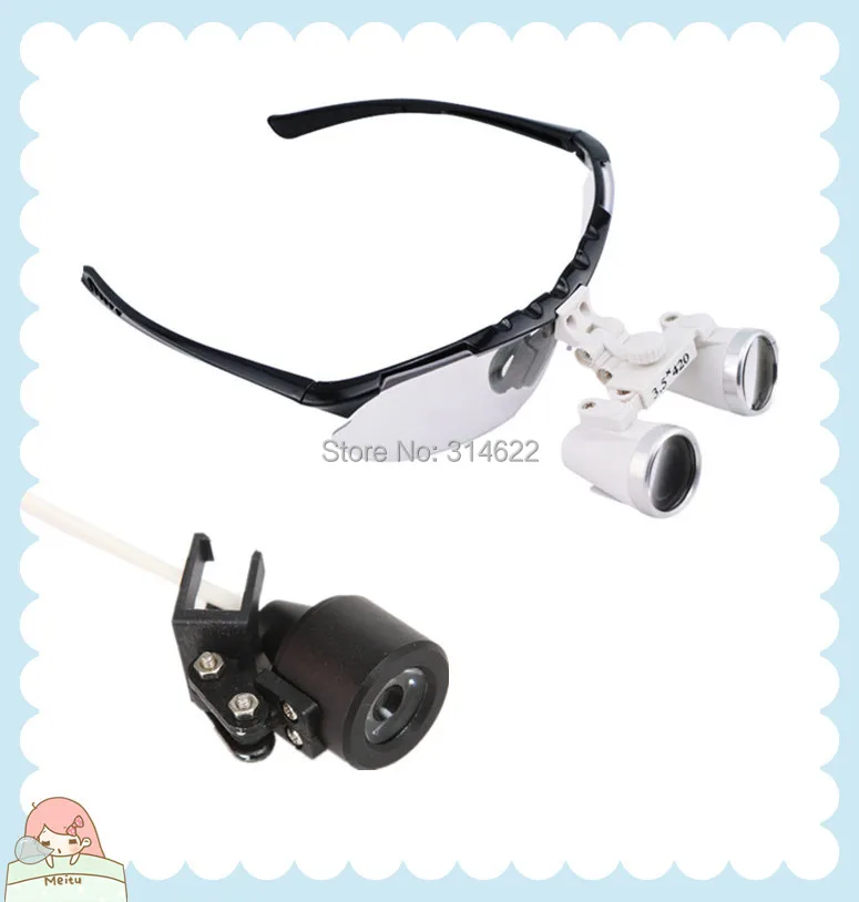 High Quality Black magnifying glass 3.5X420 Medical Surgical loupes