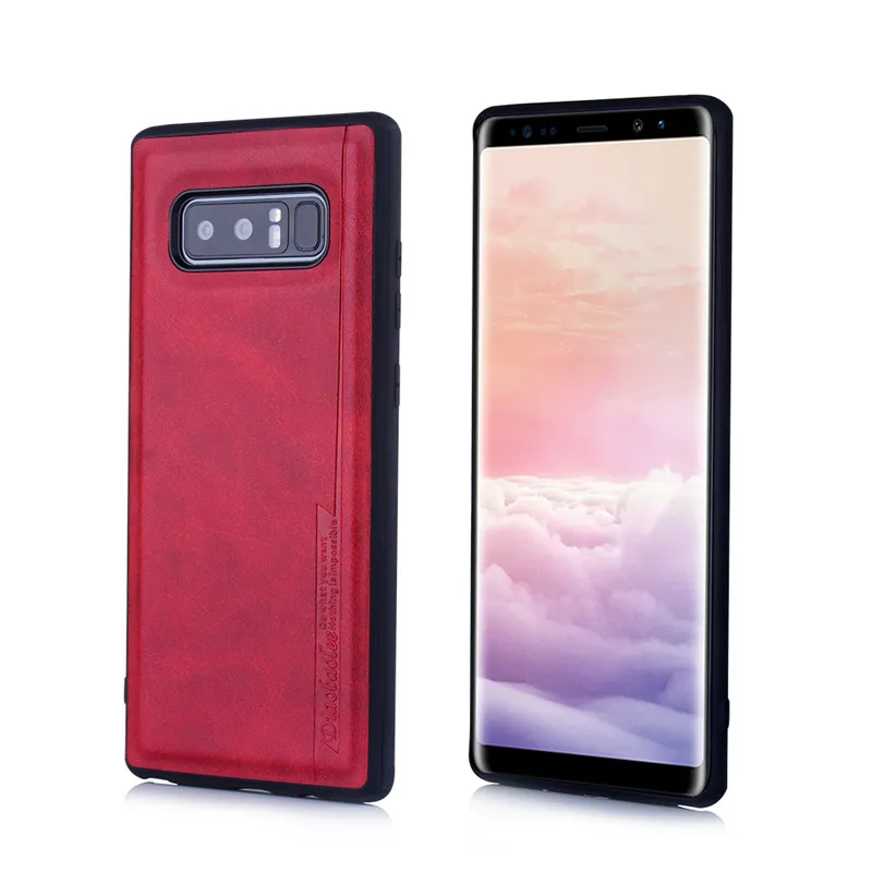 

SD Back Cover For Samsung Galaxy Note 8 Leather Case 360° Full Protector Phone Coque For Samsung Note 8 Case Fundas Housing