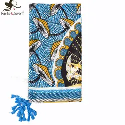 Marte и Joven Новинка гриб Ласточка печати синий шарф для Для женщин фантастические картины осень-зима женские теплые пашмины платок хиджаб