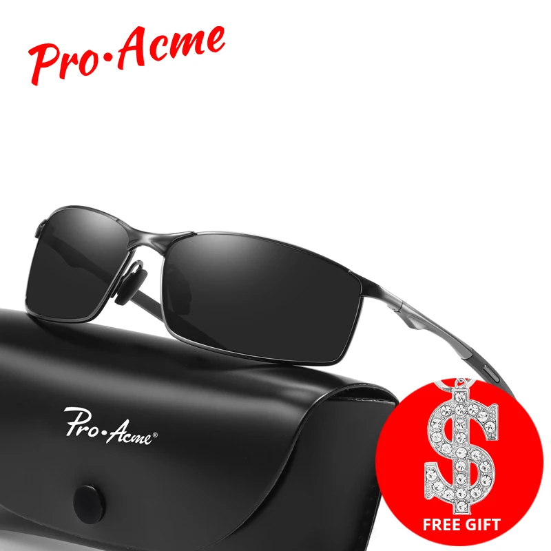 

Pro Acme Brand Men HD Polarized Sunglasses Classic Vintage Sun Glasses Coating Lens Driving Eyewear for Men UV400 Oculos PA1170