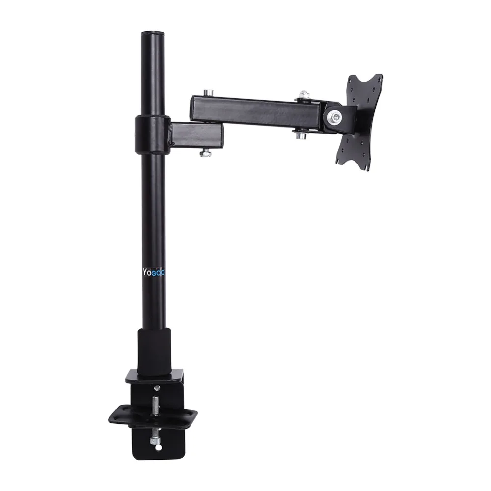 

360 Swivel Single Arm Desk LCD Computer Monitor Bracket Stand for 13-27"