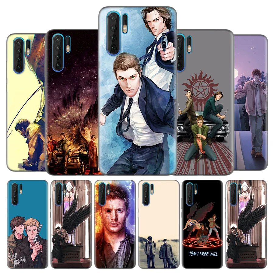 

Silicone Phone Case for Huawei Mate 20 10 P30 P20 P10 P9 Nove 5 5i Pro Lite P Smart Z Plus 2019 Back Cover Supernatural TV Movie