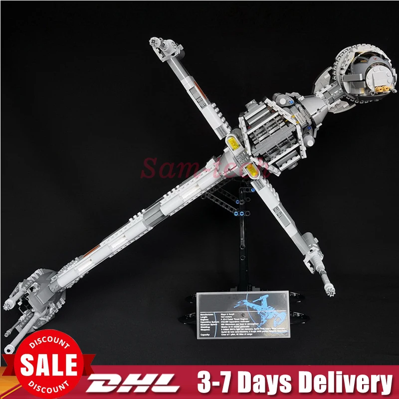

IN STOCK DHL 1487Pcs Genuine Series The B-wing Starfighter Building Blocks Bricks Gifts Toys Compatible Legoinglys 05045 10227