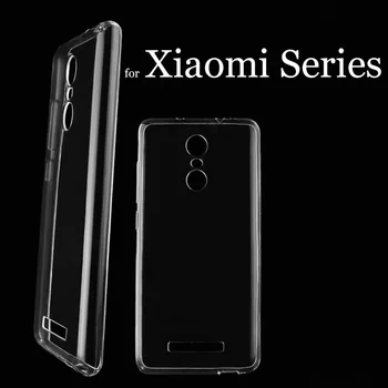 Clear Soft TPU Phone Case for Xiaomi Redmi Note 4X 4 3 Pro Prime 3s 4a 3x for Xiaomi mi5 mi6 6 mi5s Plus mi4c mix max 2 5c Cover
