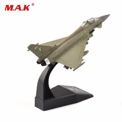 1:100 масштаб сплава литья под давлением модель самолета игрушки Eurofighter Typhoon F.2 модели истребителя игрушки для Детский подарок