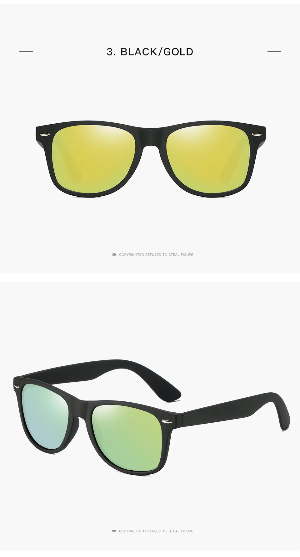 Новое поступление, квадратные поляризованные солнцезащитные очки для мужчин и женщин, брендовые дизайнерские ретро очки для вождения, заклепка зеркало, мужские солнцезащитные очки UV400