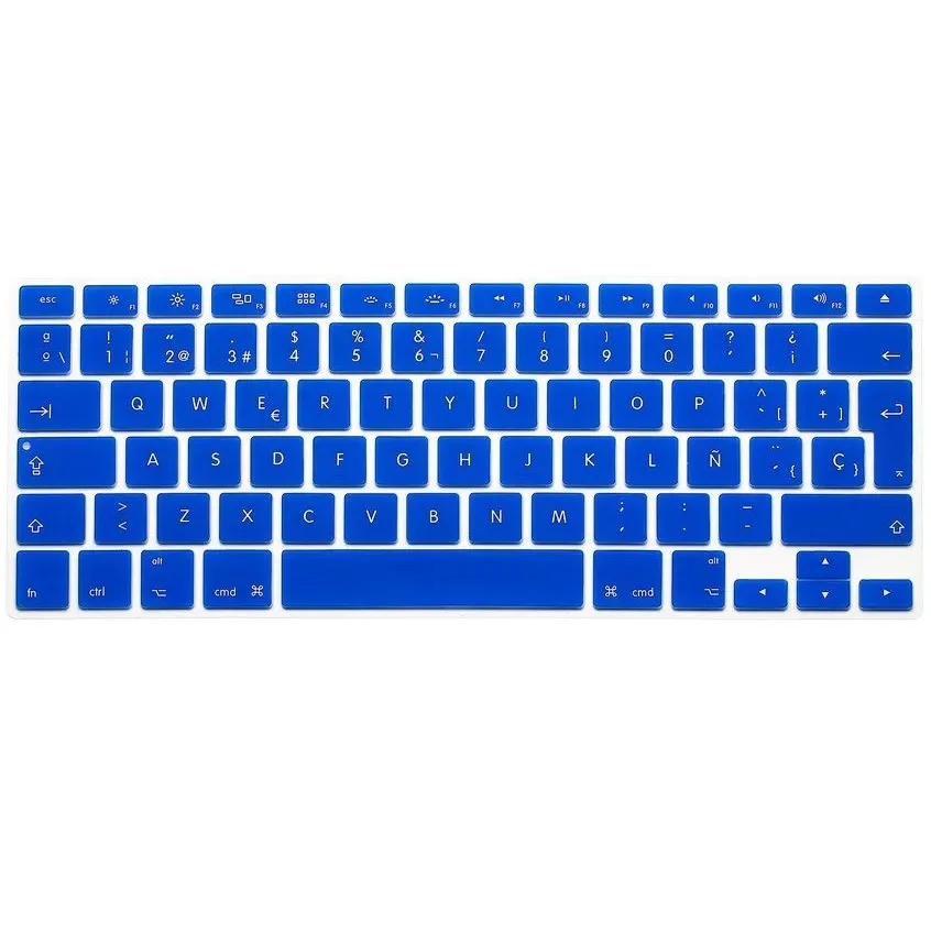 Для Macbook Air Pro Retina 13 15 силиконовый чехол для клавиатуры евро ЕС Esp испанская