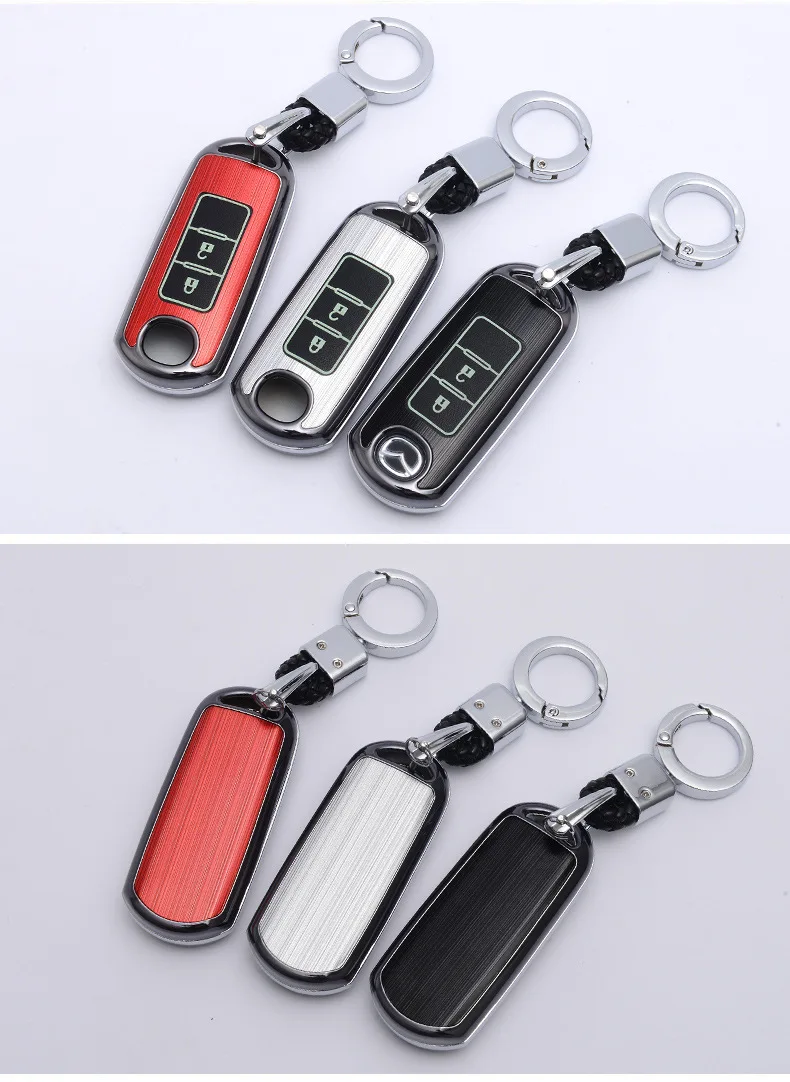 Пластик ключи крышка чехол для Mazda 2 3 5 6 8 Atenza CX5 CX-7 CX-9 MX-5 RX Smart 3 кнопки ключ чехол в виде ракушки стайлинга автомобилей