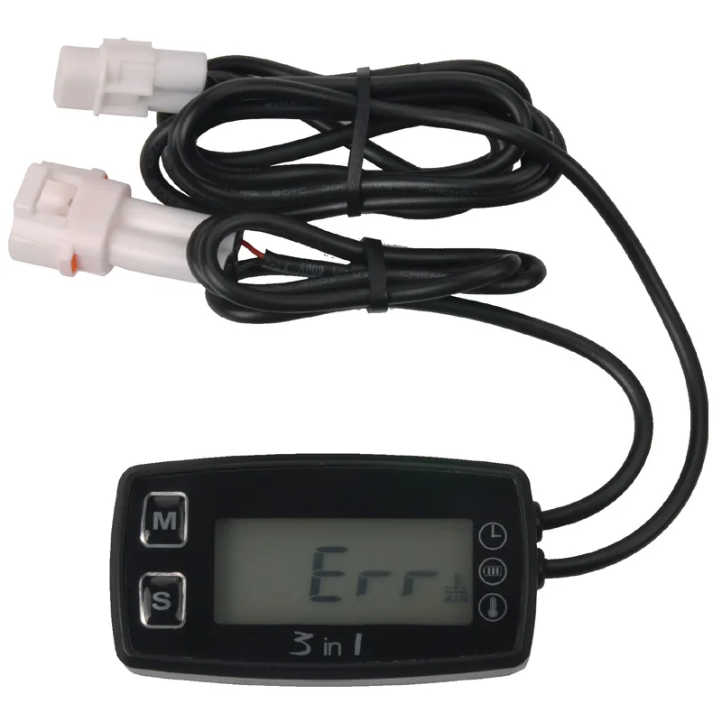 3 in 1 clock temperature SENSOR voltage meter TEMP METER thermometer