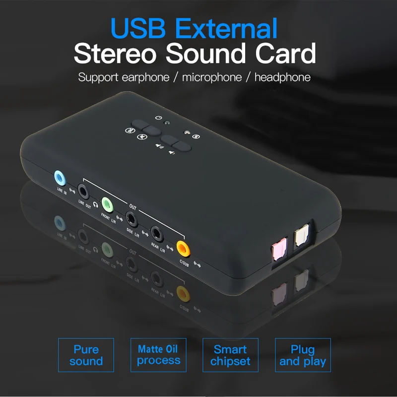 USB2.0 7 1 Звуковая карта добавить на картах Cmi 6206 Чипсет с SPDIF и USB кабель удлинитель
