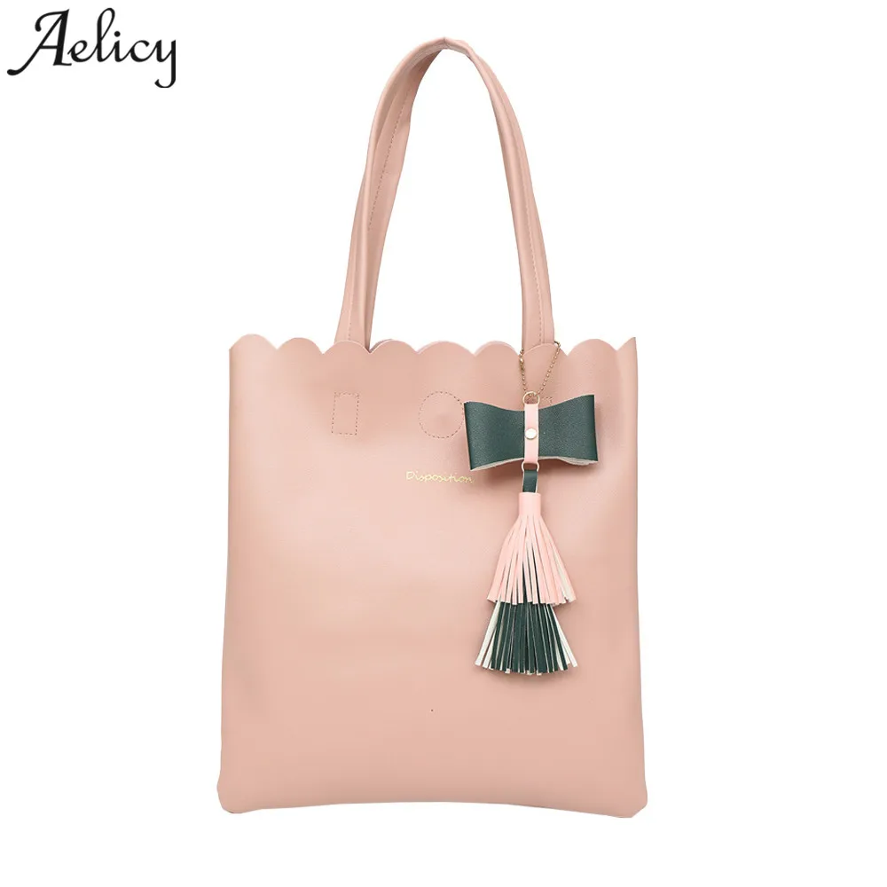 

Aelicy Girls Shoulder Bag Fashion Tassel Leather Pure Color Women Bag Lady Handbag dropship new 2020 hot Selling bolsa feminina