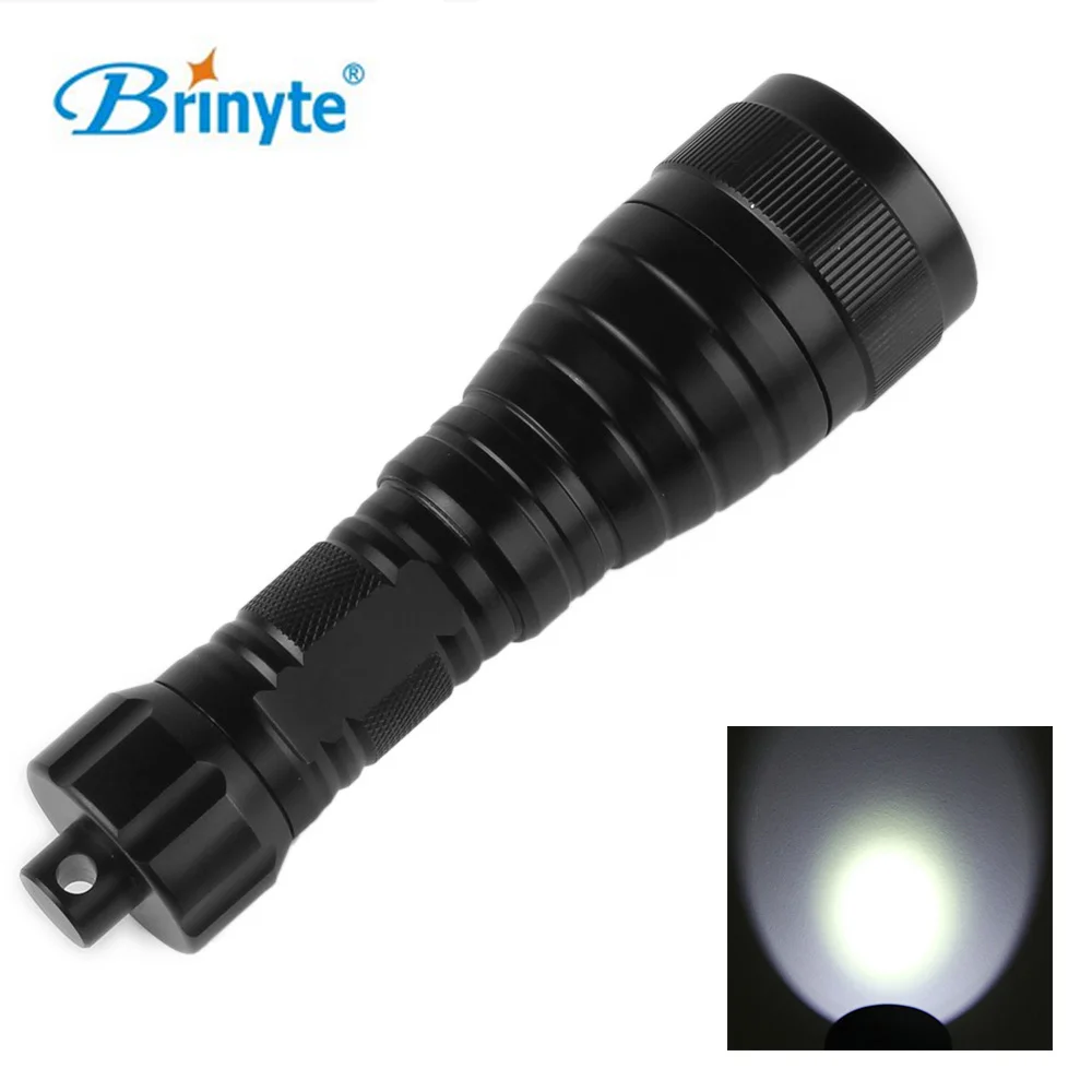 

Brinyte High Power LED Diving Flashlight Lamp Waterproof Underwater 150m Handheld XM-L2(U2) LED Torch Diver Flash Light