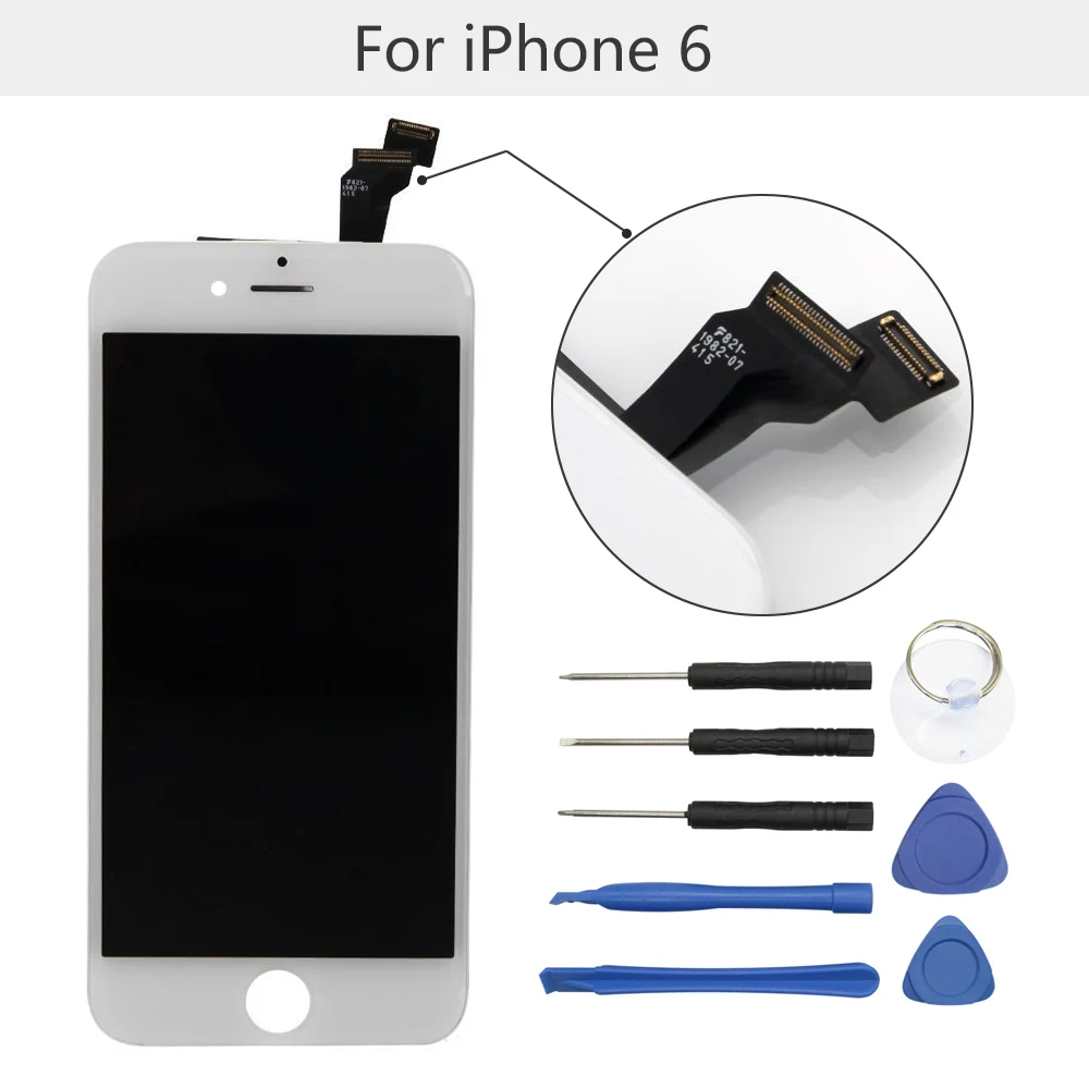 High quality 4 7 LCD Screen For iPhone 6 Display Replacement With Tool Kits Touch Screen
