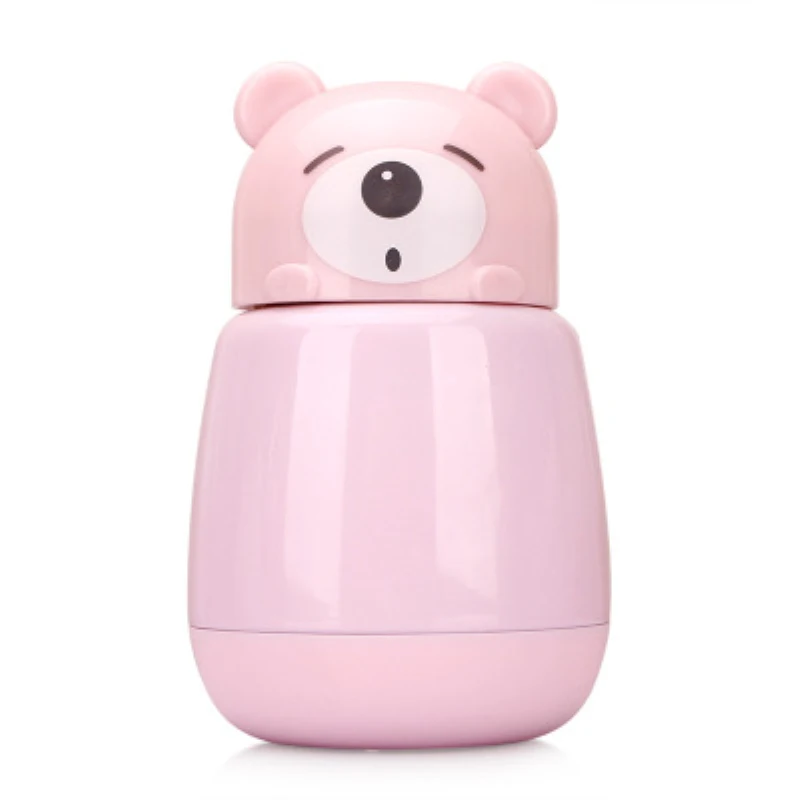 

260ml Creative Cartoon Bear Vacuum Flasks Thermos Bottle Stainless Steel Insulated Durable Portable Thermo Mug For Kids Gift