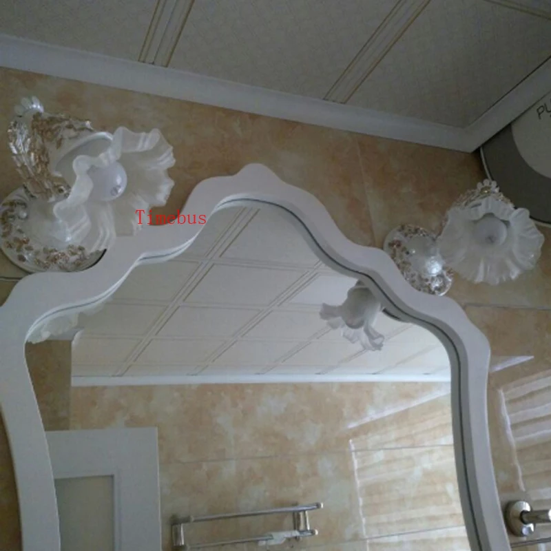 Винтажный настенный светильник в средиземноморском морском стиле для гостиной, фоновая лампа для ванной, зеркальный передний светильник для спальни, светодиодный настенный светильник