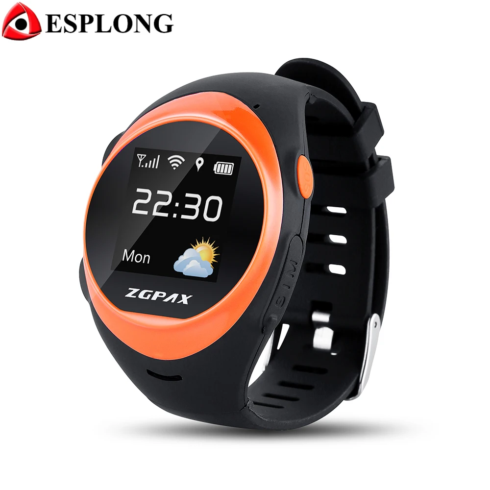 ZGPAX S888 Upgrade Smart Watch Phone SOS LBS Wifi Locate Anti Falling Alarm Remote Smartwatch Safety GPS Watch for Children Kids