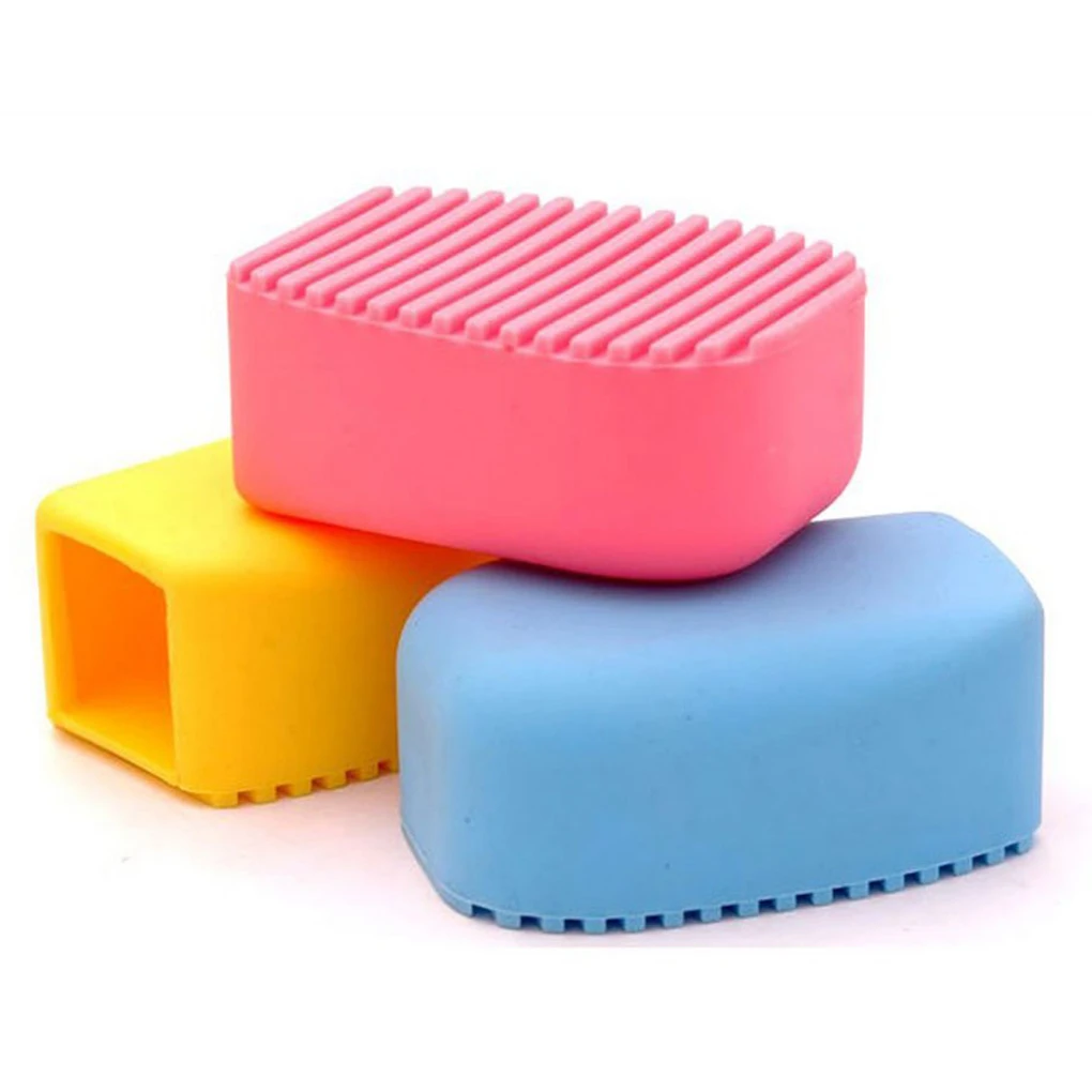 

Candy Colors Mini Handheld Silicone Washboard Laundry brush Random Color