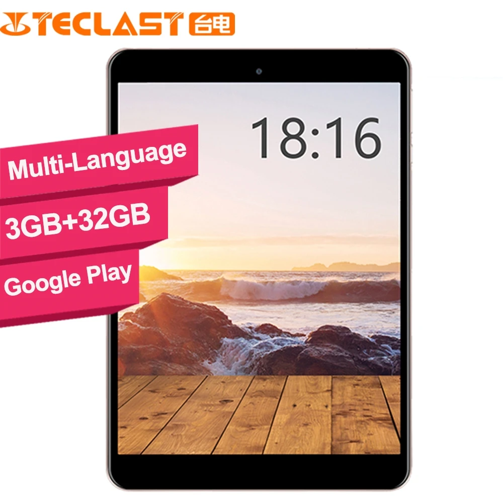 Teclast M89 tablet pc Hexa Core 3GB+32GB MTK8176 2.1GHz 7.9 inch GPS OTG Double Cameras Dual WiFi TF HDMI Type-C