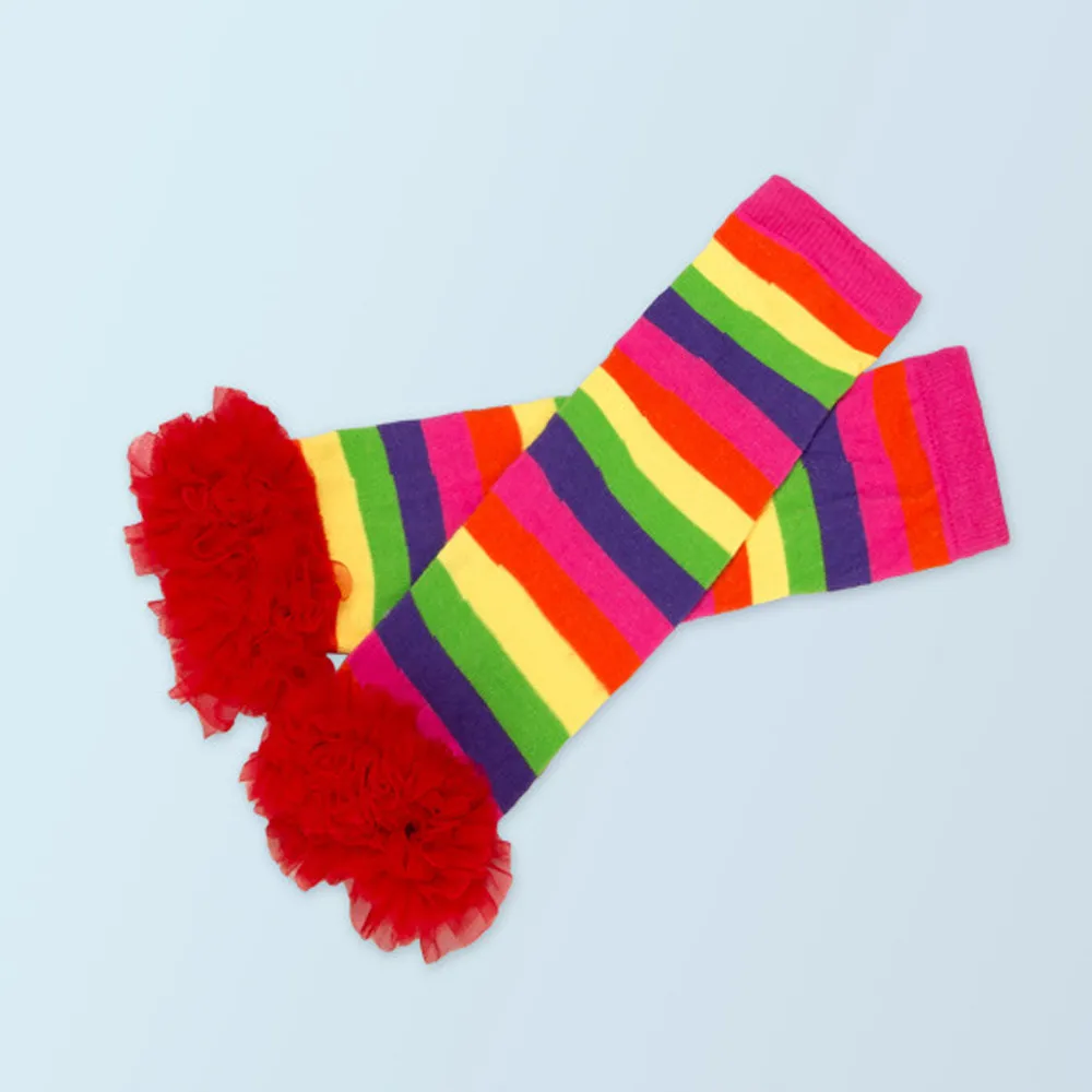 Носки-тапочки с рисунком кролика и цветочным рисунком для новорожденных мальчиков и девочек детские вязаные носки для девочек гетры с манжетами MJ1128 - Цвет: C