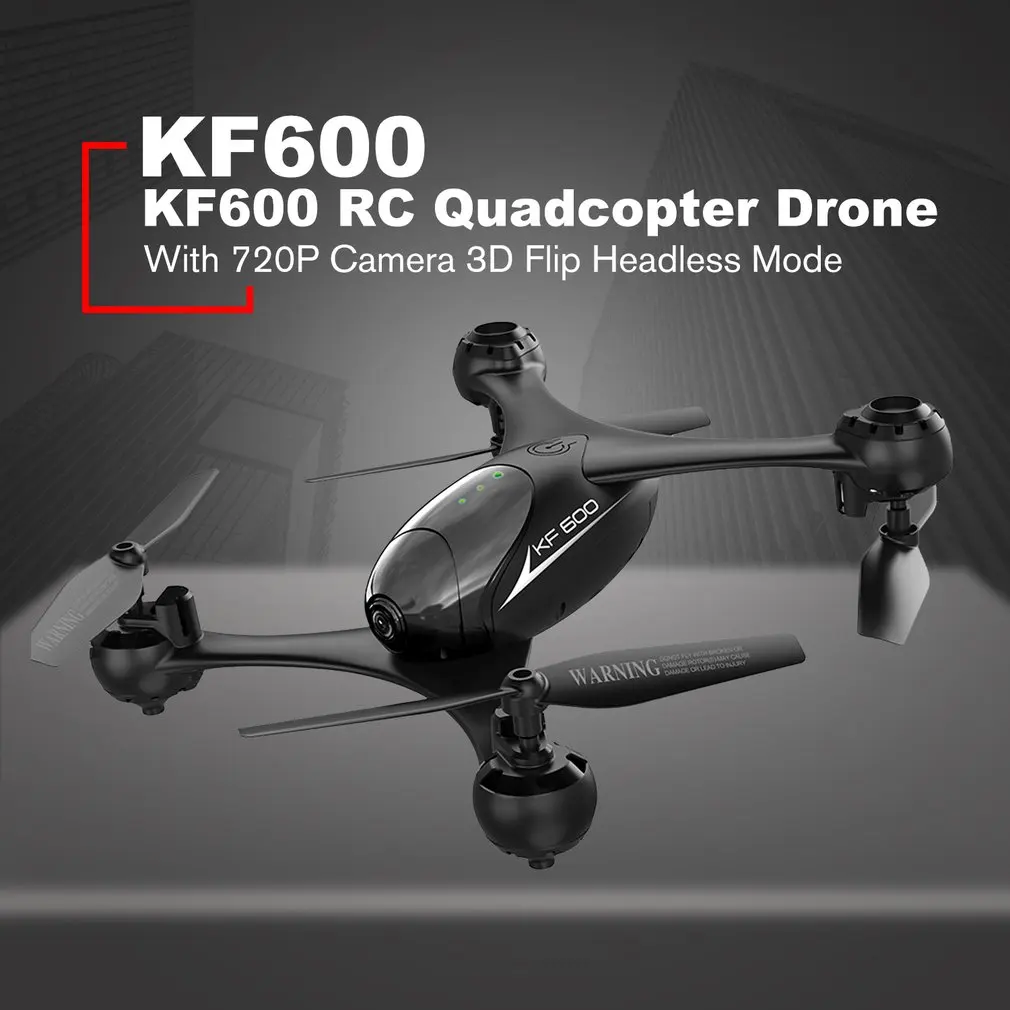 

KF600 RC Quadcopter Drone with 720P Camera 3D Flip Headless Mode Gesture Auto-photo Altitude Hold Optical Flow Positioning NEW!