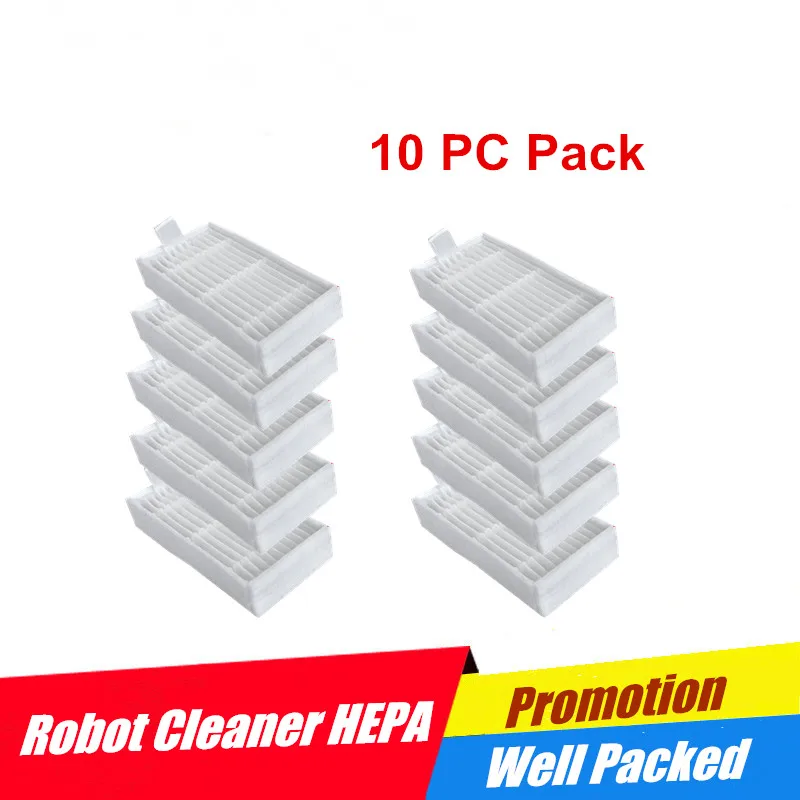 

Vacuum Cleaner Accessory Pack 10 PC HEPA Filter For Panda x500, GUTREND JOY90/FUN110, ECOVACS CR120/CEN540 HEPA Filter