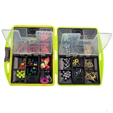 Рыболовный инструмент обечайки приманки рыболовный крючок Вертлюги рыболовные снасти с отсеками комплект рыболовных грузил