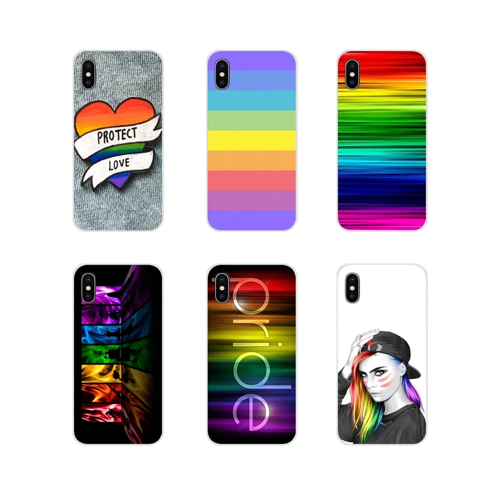 Для Apple iPhone X XR XS MAX 4 4S 5 5S 5C SE 6 6S 7 8 Plus ipod touch гей лесбиянок ЛГБТ Радуга фестиваль
