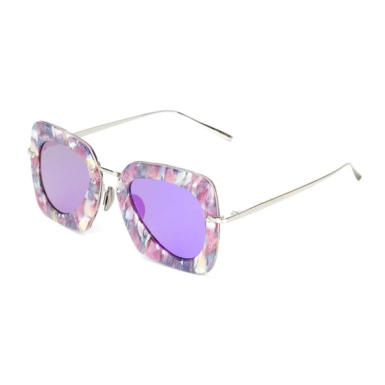 Kaufen Heißer Verkauf Frauen Sonnenbrille UV400 Fahren Brillen Oculos Titan Spiegel Polarisierte Sonnenbrille Übergroßen KMD256 262 Sonnenbrille