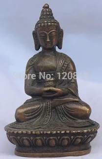 

Metal Crafts Chinese Hand-carved Buddhism Copper Statue