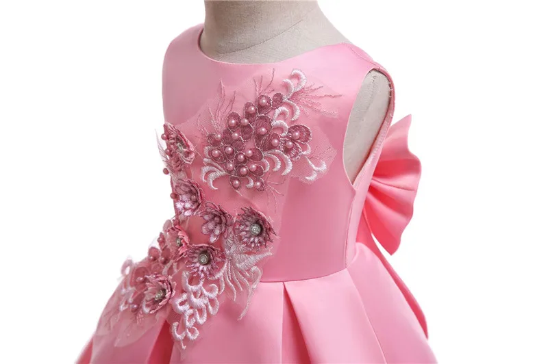 New Baby Girls Ceremony Formal Dress School Performance Dresses Children's Embroidered Princess Femal Cross-Border Dress Amazons05