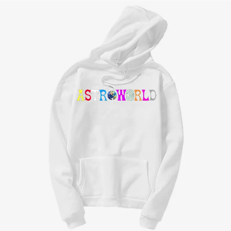  Travis Scott Globe Astroworld Printed Hoodie Tour I Went To Astro World Album Artist Music Merch Cu