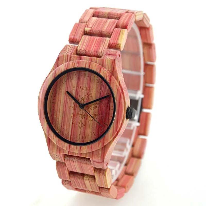 BEWELL WOODEN WATCH