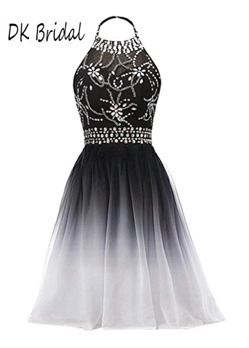 black & white dresses formal