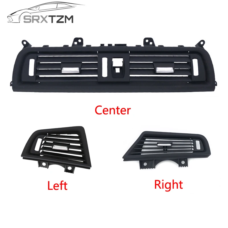 

SRXTZM Car Front Console Center Left Right Gril Dash AC Air Heater Vent For BMW F10 F11 F18 For BMW 5 Series 520 523 525 528 535