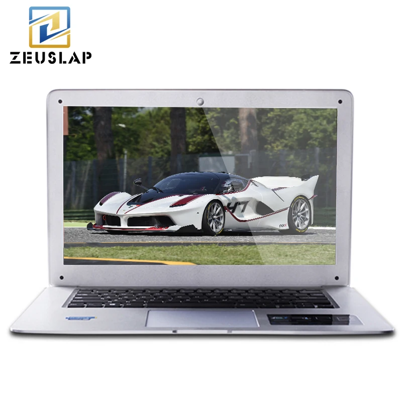 ZEUSLAP 14inch Ultraslim 8GB RAM 256GB SSD Windows 10 System Intel Quad Core 1920x1080P FHD Laptop