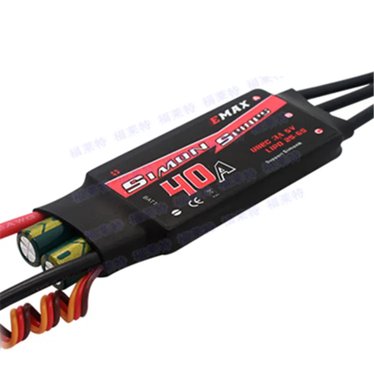 

EAMX Simon 40A UBEC Electric Speed Controller ESC For Fixed Wing RC Airplane
