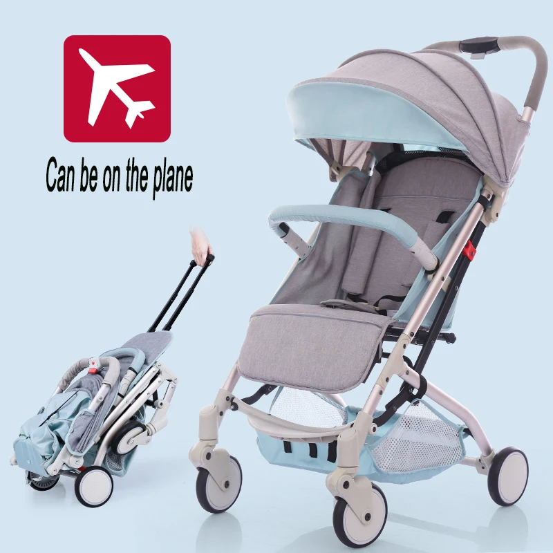  Baby Stroller Plane Lightweight Portable Travelling Pram Children Pushchair