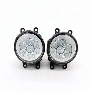 

2pcs Car Styling Round Front Bumper LED Fog Lights High Brightness DRL Day Driving Bulb Fog Lamps For TOYOTA CAMRY 2010