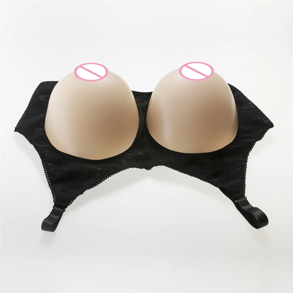 

3600g/Pair Huge Artificial Breast Bra Breast Suit Crossdresser Silicone Breast Forms Men CD Fake Breast Boobs Enhancer