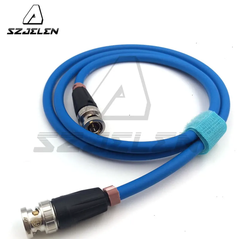 Szjili синий кабель 12G HD SDI видео коаксиальный Neutrik BNC к 75 Ohm 100 см|plug bnc|plug neutrikplug l |
