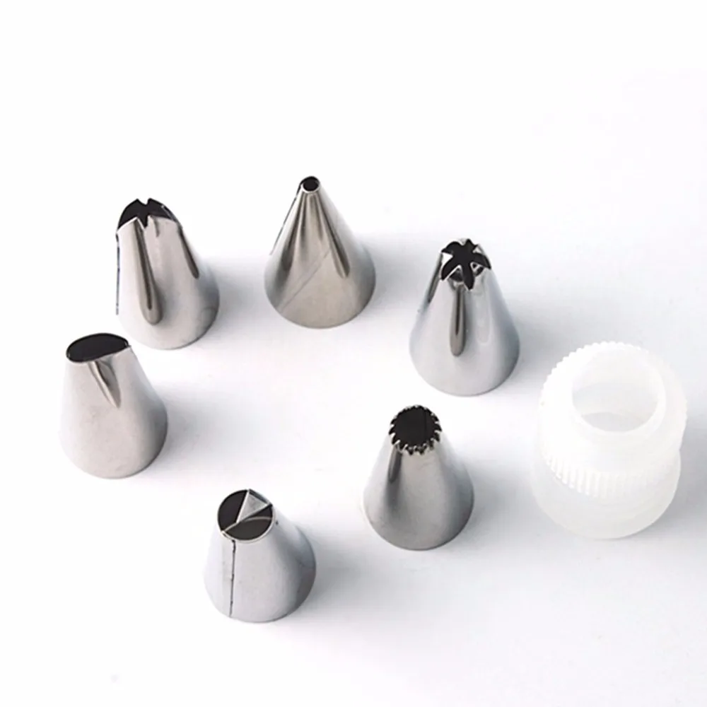 Cake Decorating Set Durable Professional 6 Pcs Stainless