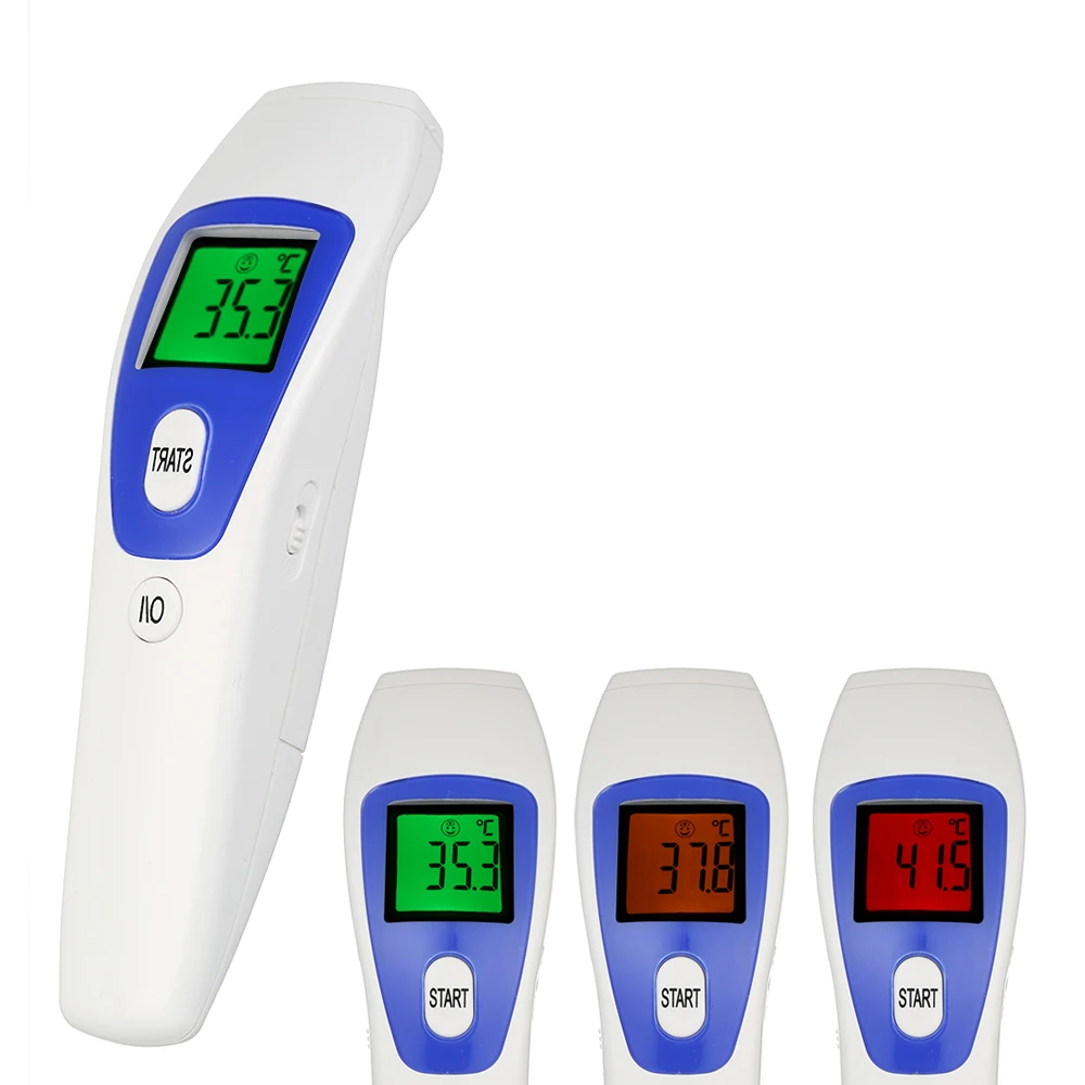 

Digital IR Infrared Thermometer Non-contact Body Object Thermometer for Baby Adult LCD Fever Alarm degree CE ISO Approved