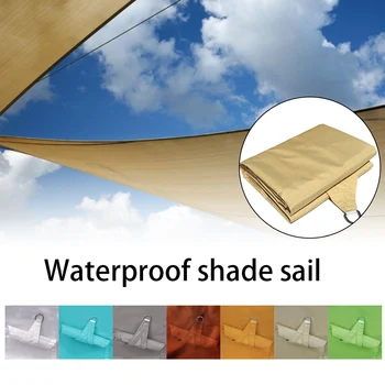 

Sun Shade Garden Waterproof Polyester Cloth Sail Awning Sail Oxford Cloth Courtyard Playground Park Outdoor Sun Shelter